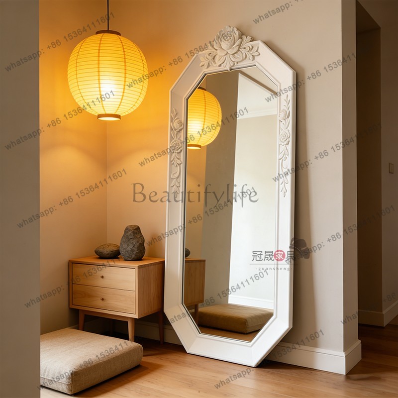 กระจกเงาเต็มตัวแบบตั้งพื้นถึงเ - Full Length Mirror Jewelry Armoire บทวิจารณ์และราคา