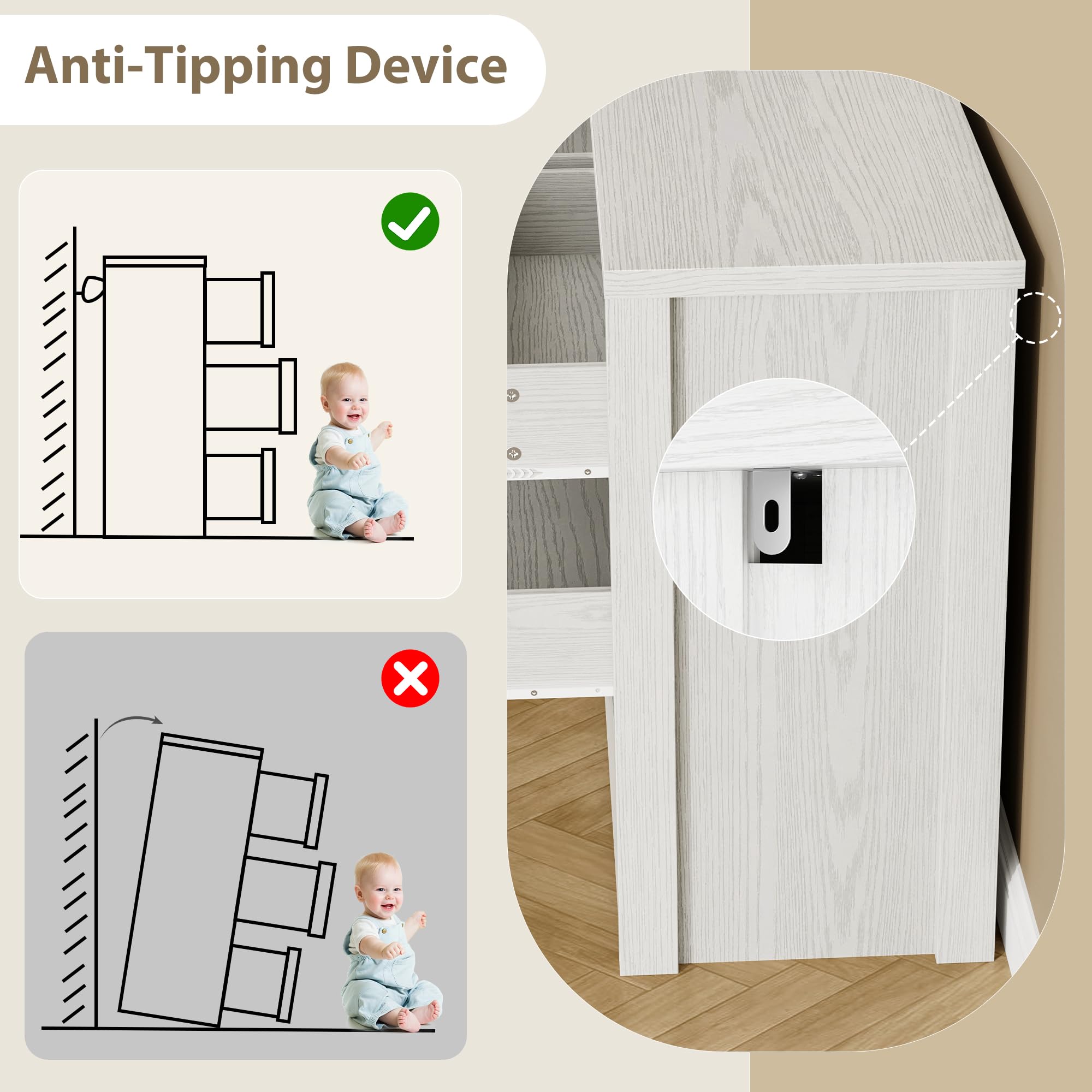 ตู้ลิ้นชัก 6 ชั้น ดีไซน์ทันสมั - Bedroom Furniture บทวิจารณ์และราคา
