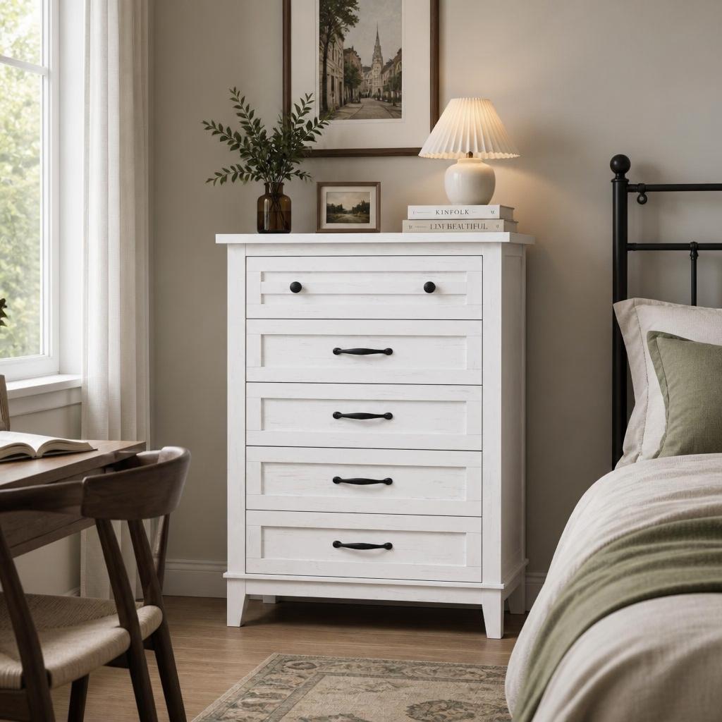 ตู้เสื้อผ้าแบบตั้งพื้นสูง 5 ลิ - Bedroom Furniture บทวิจารณ์และราคา