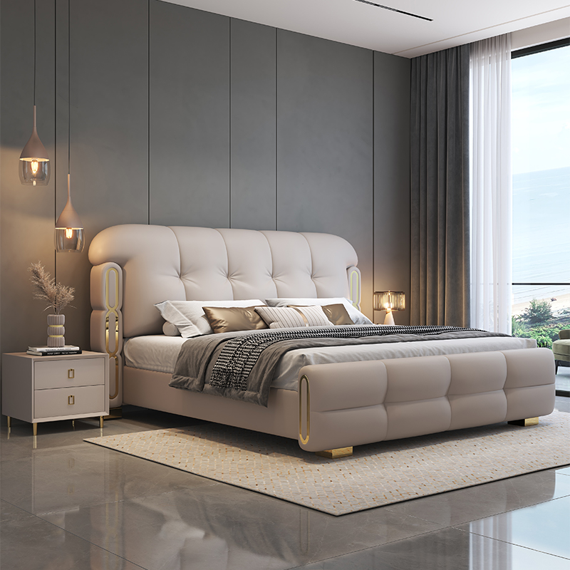 เฟอร์นิเจอร์ห้องนอนไม้หรูหราทั - King Size Bed Frame With Storage Drawers บทวิจารณ์และราคา