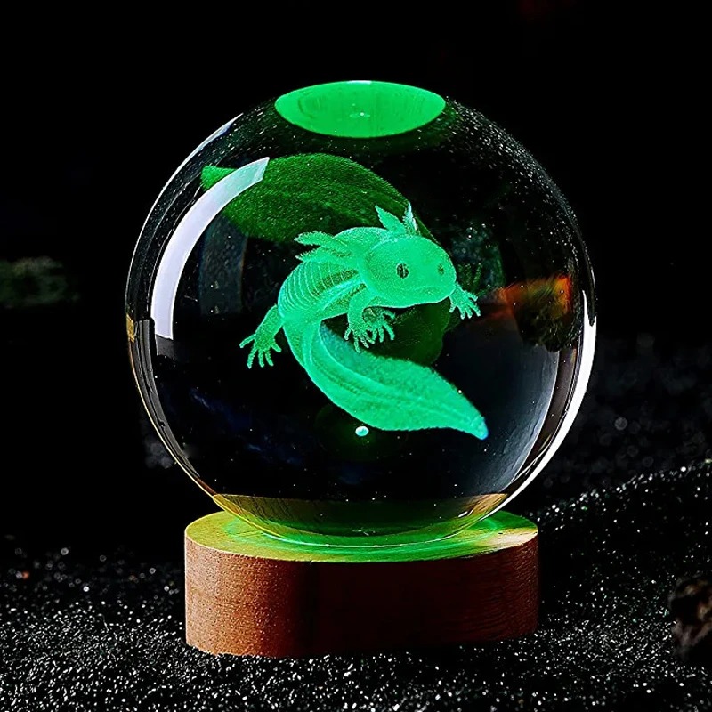 D2 3D Axolotl โคมไฟแกะสลักคริส - Floating Nightstand With Led Light บทวิจารณ์และราคา