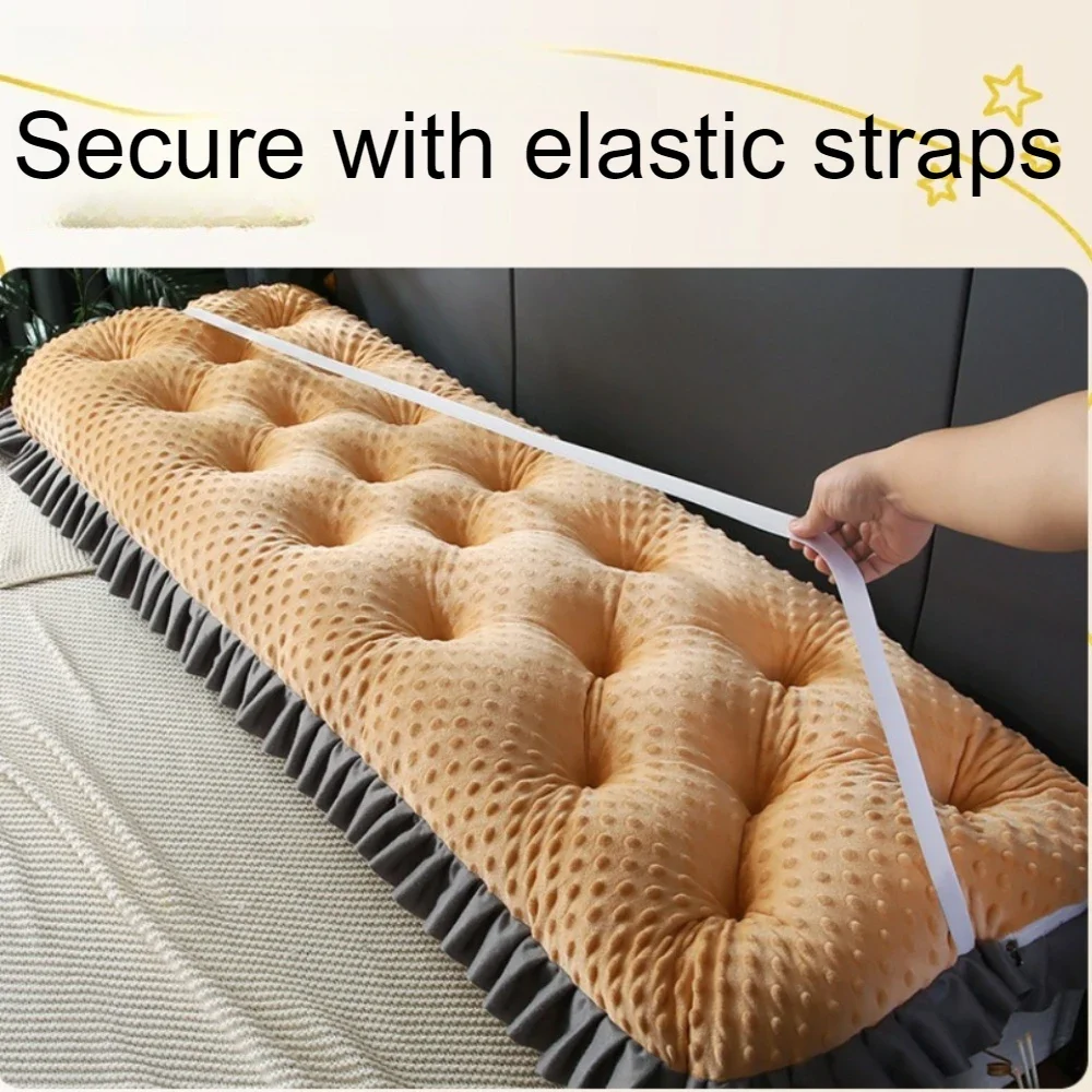 หมอนอิงหัวเตียงขอบระบาย สำหรับ - Headboard Cushion Backrest Tatami บทวิจารณ์และราคา