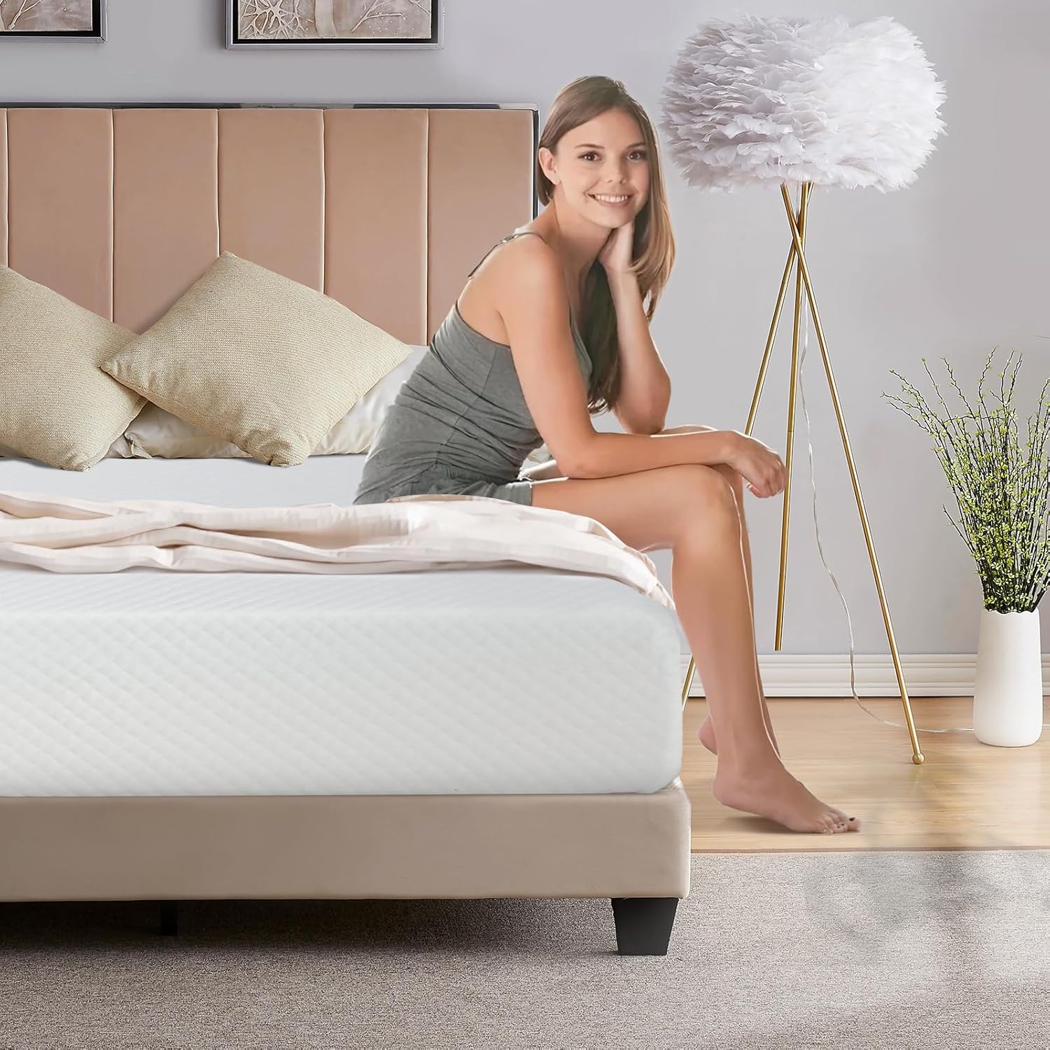 5/6/8/10/12 นิ้วเจลหน่วยความจํ - Memory Foam Mattress In A Box Queen บทวิจารณ์และราคา