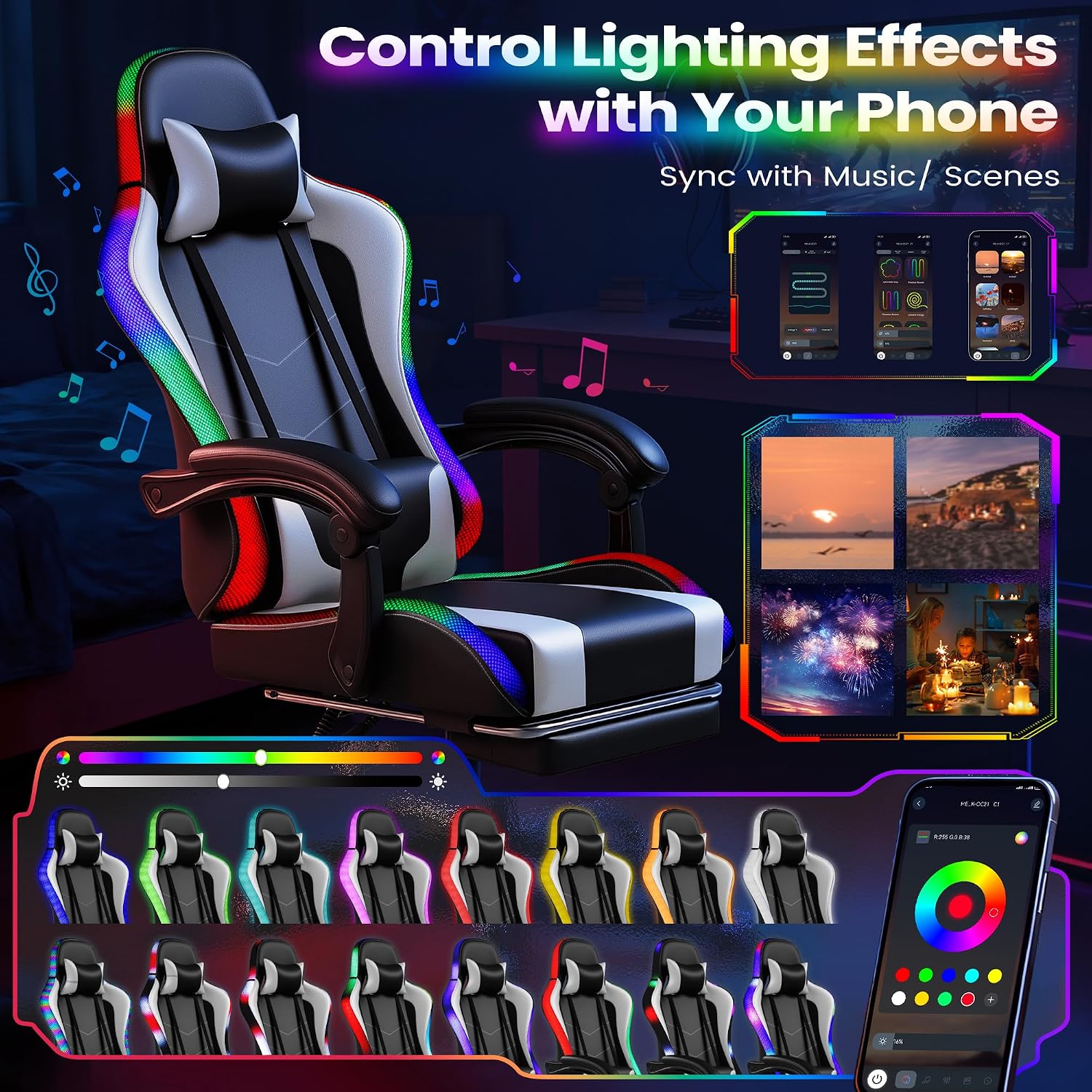 เก้าอี้เกมมิ่ง Homall, เก้าอี้ - Sofas บทวิจารณ์และราคา