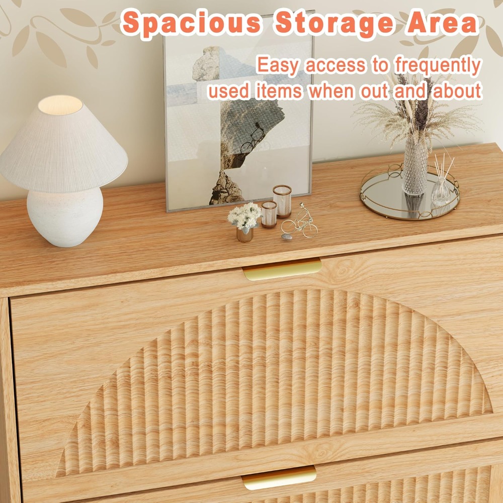ตู้เก็บรองเท้าแบบลิ้นชัก 3 ชั้ - Shoe Rack Cabinet Narrow Entryway บทวิจารณ์และราคา