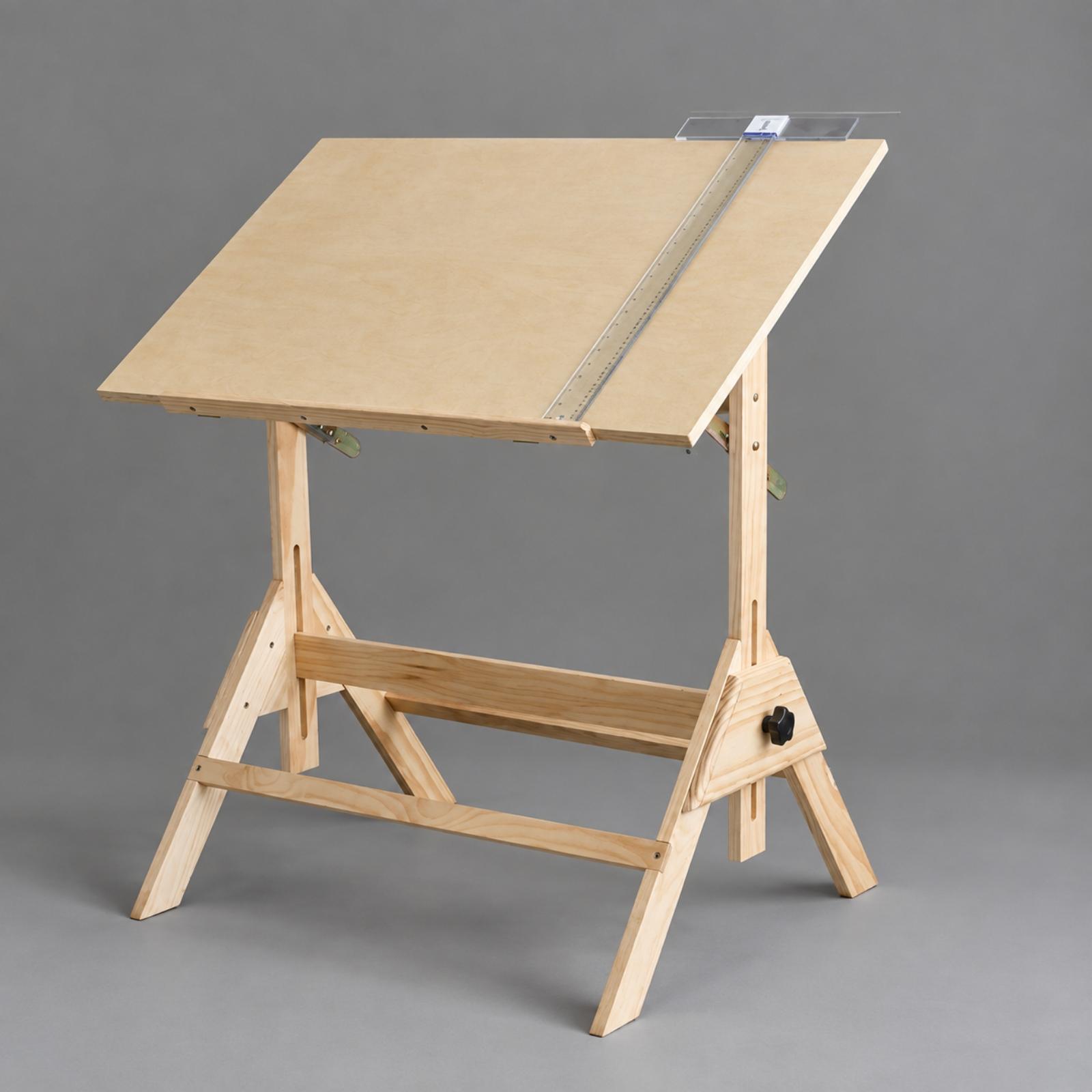 โต๊ะวาดภาพไม้ พร้อมพื้นผิวปรับ - Tables บทวิจารณ์และราคา